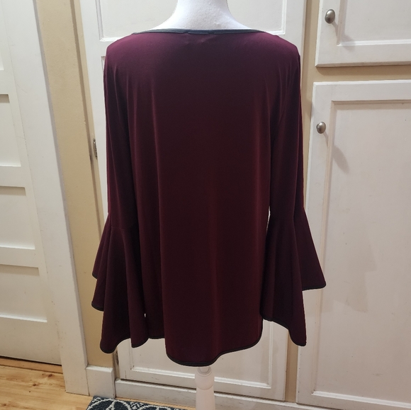 MSK Women's Butterfly 3/4 Sleeve Tunic - Picture 5 of 8